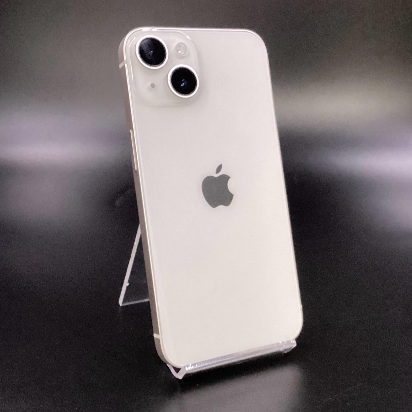 Apple iPhone 14 128GB スターライト SIMフリー 白ロム 89% 【難