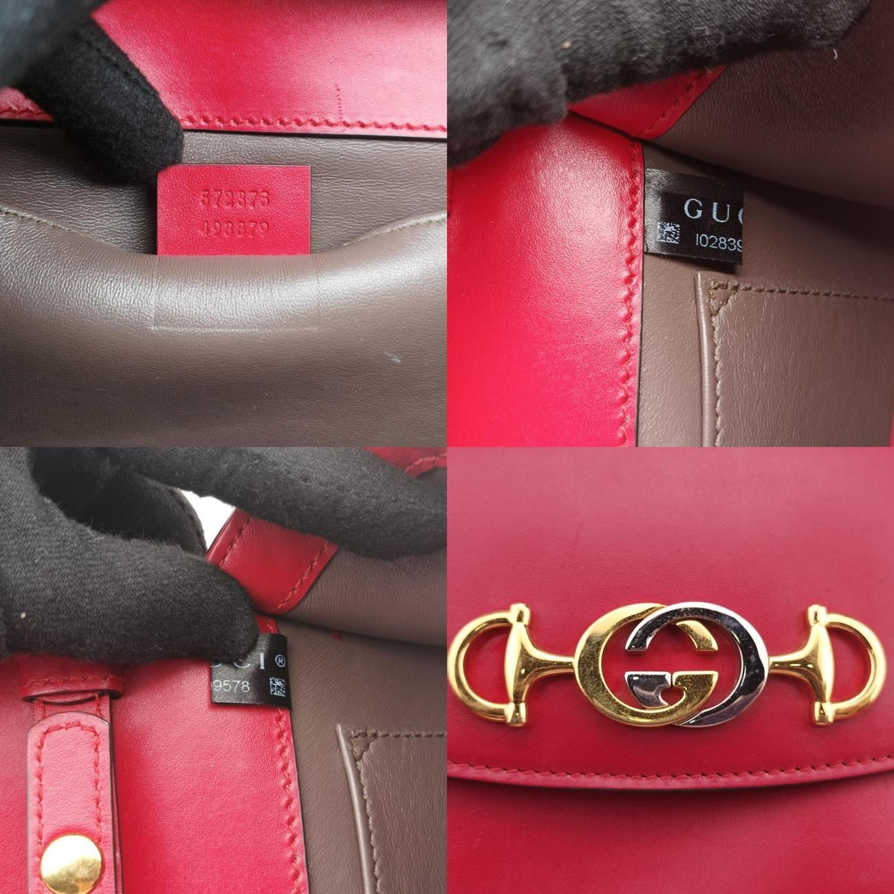 グッチGucciズゥミレッドレザー572375I028399578