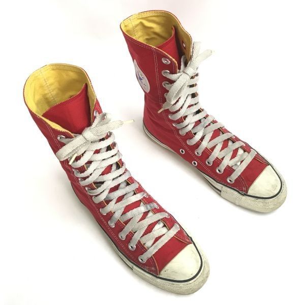 激レア CONVERSE 擦れ合う 編み上げロングシューズ 21ホール