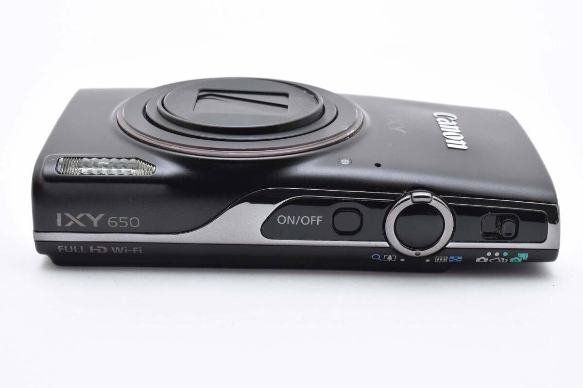 ☆キヤノン Canon IXY 650 ブラック コンパクトデジタルカメラ