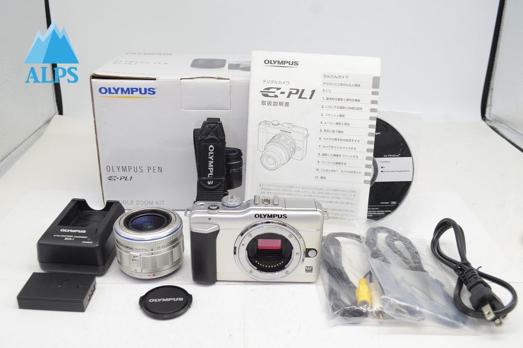 良品 OLYMPUS オリンパス PEN Lite E-PL1 + M.ZUIKO DIGITAL 14-42mm
