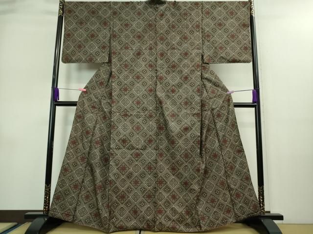 平和屋着物 本場大島紬 龍郷絣 DZAA9097kh5