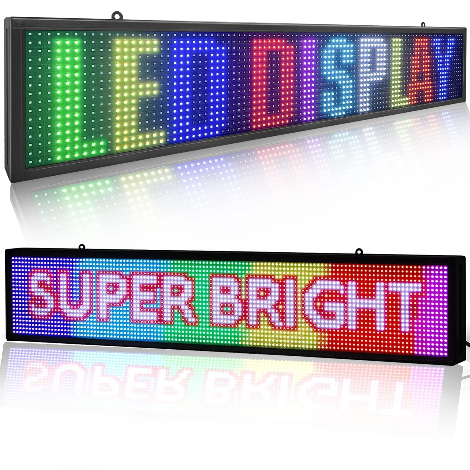 44 x 11ピ 高輝度 P10 LED電光掲示板 - 薄型、軽量で、 LEDデジタル 