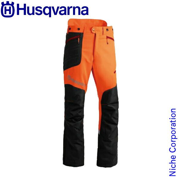 【新品】 ハスクバーナ Bu0026T ズボン T 刈払作業用 (5976606) (50)
