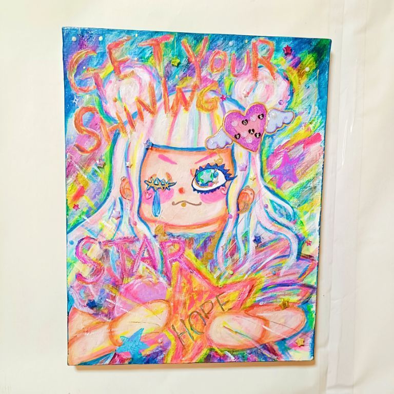 【メッセージアート】★GET YOUR SHINING STAR★ 新作メッセージアート】☆GET YOUR SHINING STAR☆ - メルカリ