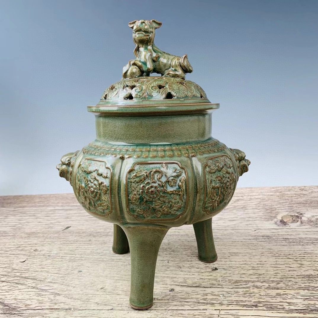 青銅 香炉 中国古美術☆旧時蔵友贈送 ·古陶瓷器·香炉· 熏香炉·文房置物