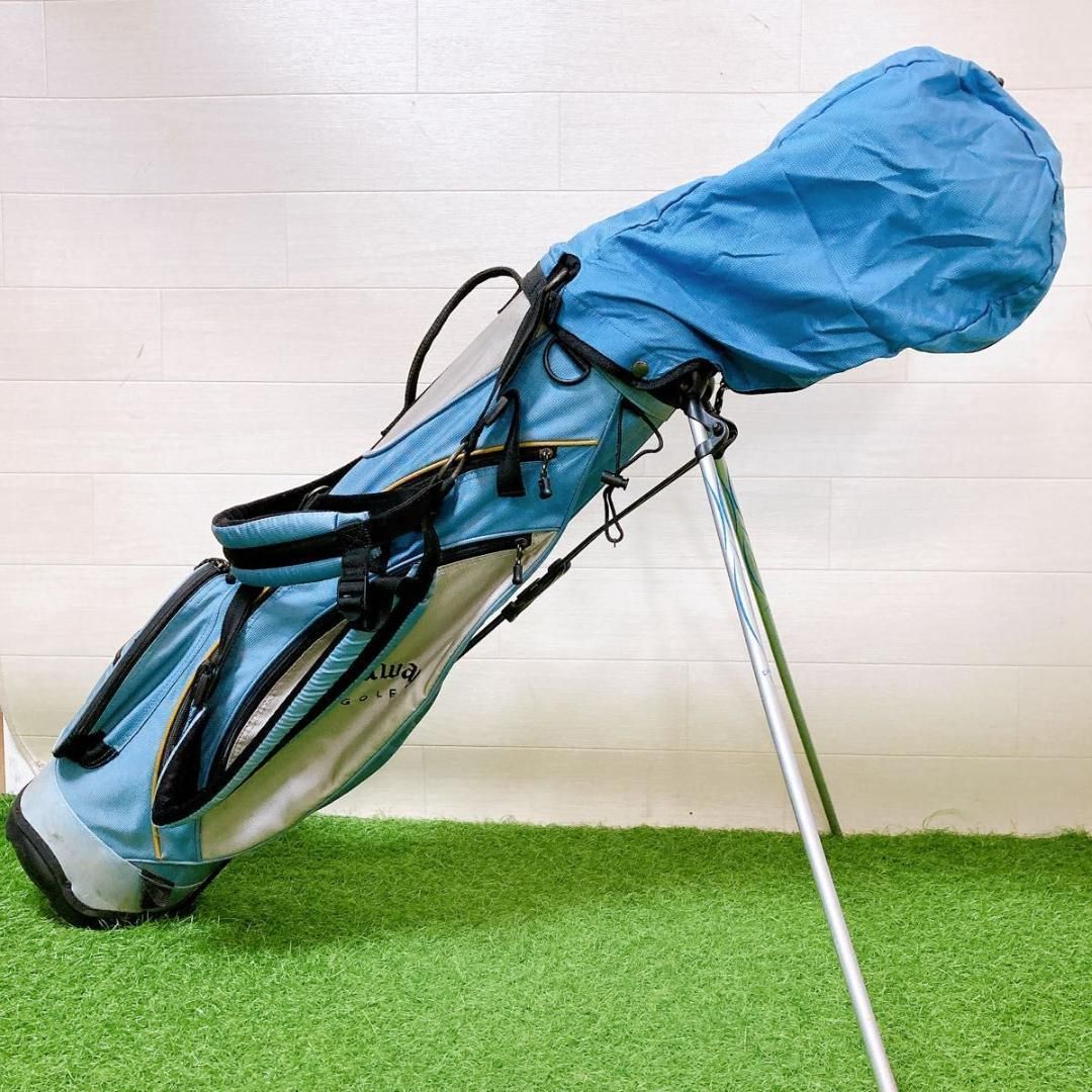 8.初心者オススメ　ゴルフクラブ　レディースセット　右利き　11本　スタンド式 8.初心者オススメ ゴルフクラブ レディースセット 右利き 11本