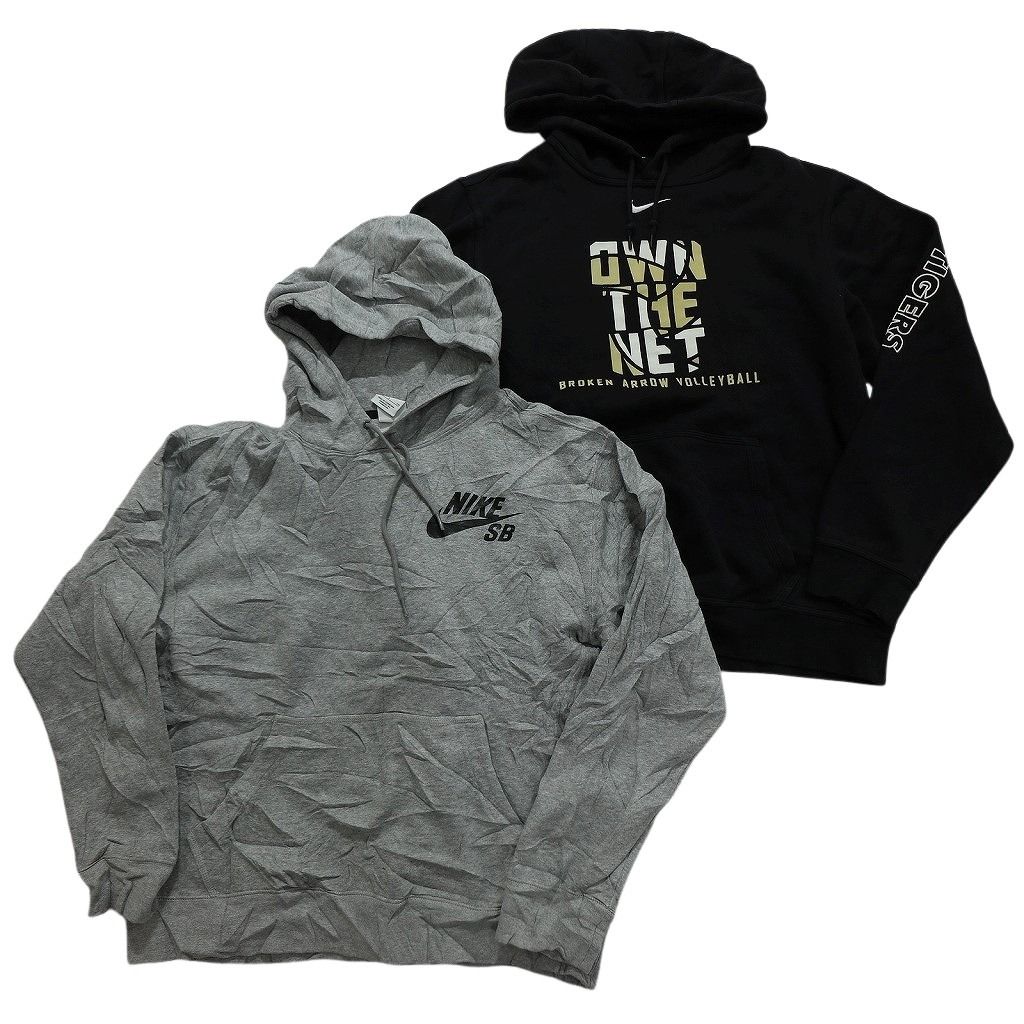 古着卸 まとめ売り ナイキ NIKE スウェット 8枚セット メンズ S チームロゴ アーチロゴ スウォッシュ フーディー 古着 NC0975