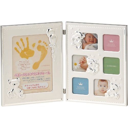 LADONNA(ラドンナ) フォトフレーム おたんじょうきろく手形色紙シリーズ ベビーフレーム MB68-70 （1点）