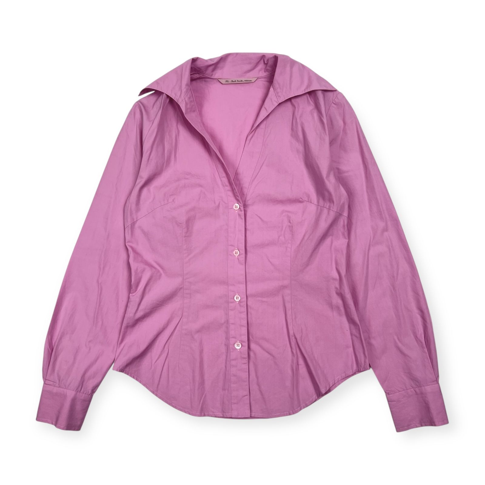 PS Paul Smith Women ポールスミス Vネック 長袖シャツ 40