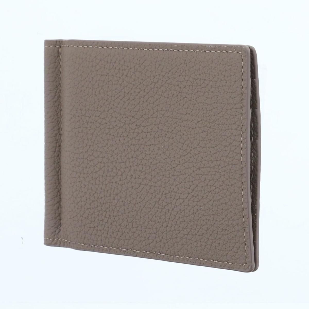 BONAVENTURA ボナベンチュラ バイフォールド ビルクリップ 二つ折り財布 財布 長財布 小銭入無 Beige BWAT2R-ET A