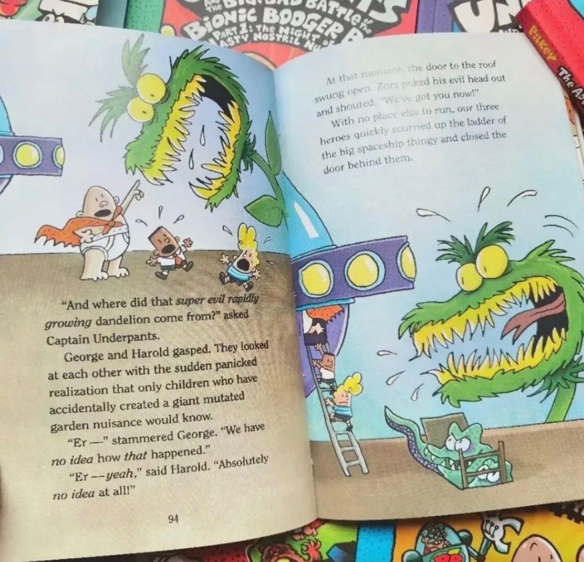 マイヤペン対応版絵本　fly guy captain un derpants Captain Underpants 7冊セット フルカラー マイヤペン対応版絵本