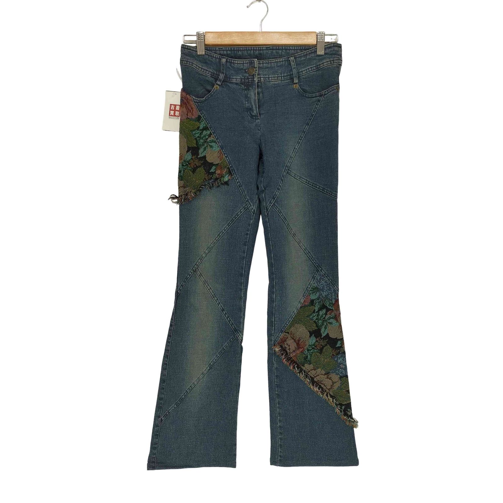 フリンジジャガードフレアデニム CASPER JOHN（キャスパージョン）の「Fringe jacquard flare
