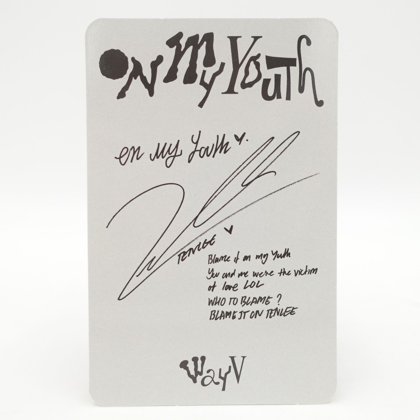 WayV テン On My Youtu Diary / Photobook / SMini Ver. mumo