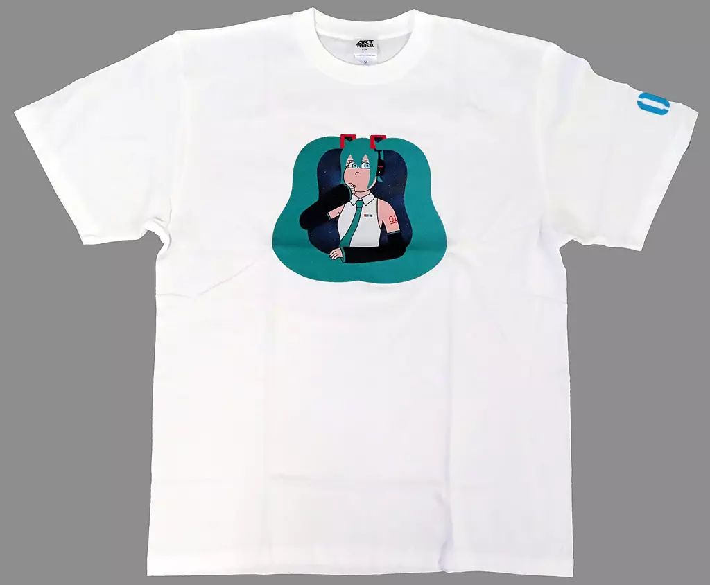 中古】Tシャツ 初音ミク Tシャツ JUN OSON ホワイト XLサイズ 