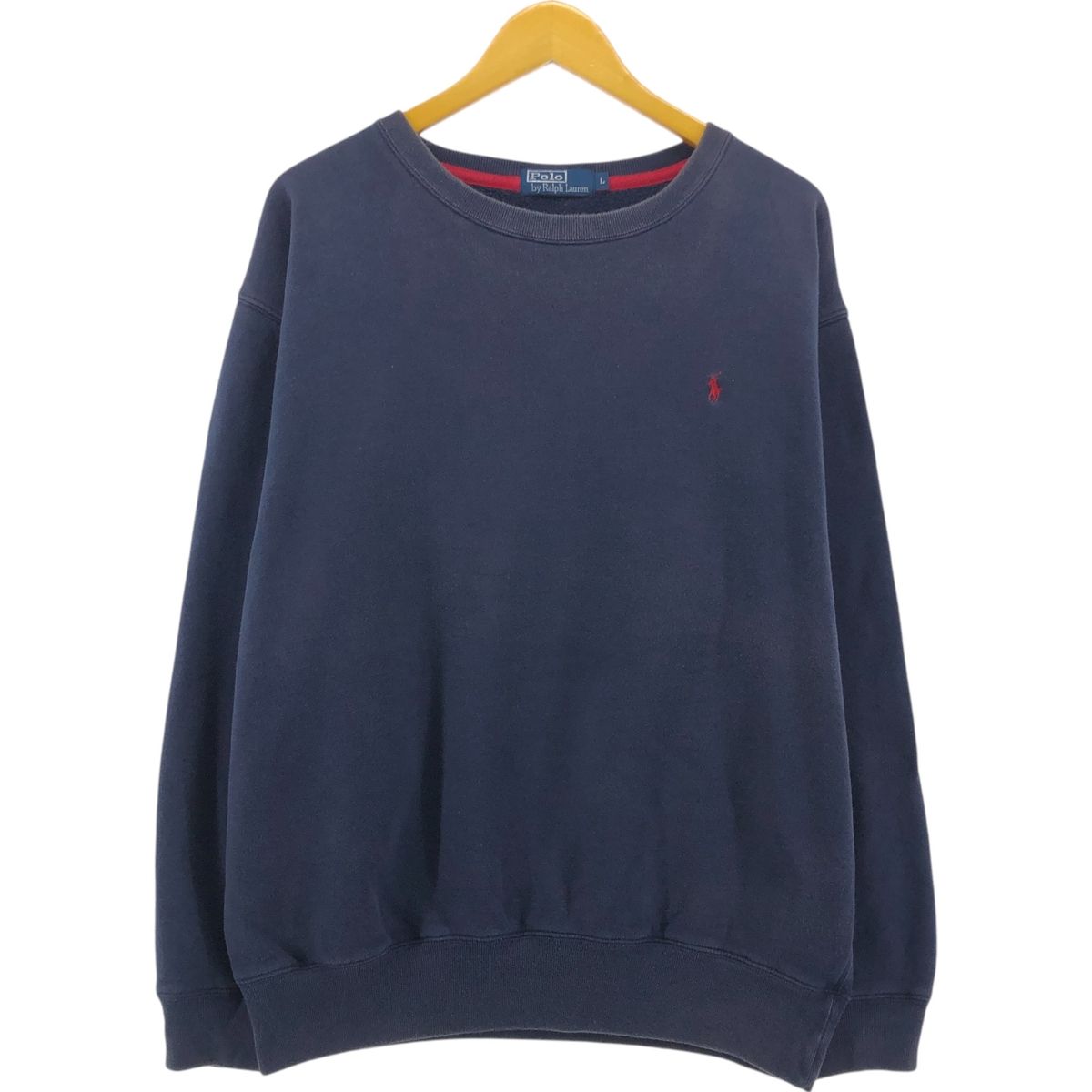 古着 ラルフローレン Ralph Lauren POLO by Ralph Lauren ワンポイントロゴスウェットシャツ トレーナー メンズL相当/eaa506767