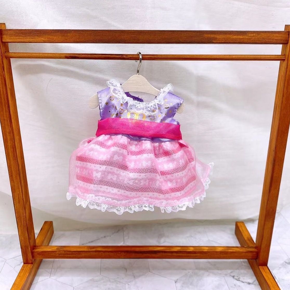 在庫処分}メルちゃん そらんちゃん服 ドレス 4枚セット ティアラ