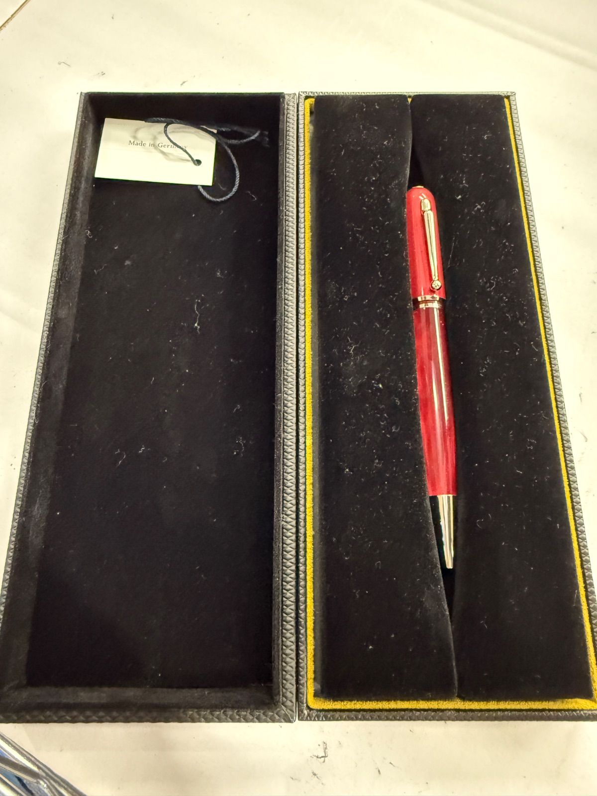 ダンヒル Dunhill ミニサイドカー ボールペン マーブルレッド レジン
