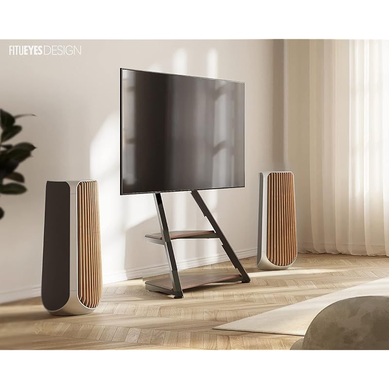 FITUEYES DESIGN テレビスタンド キャスター付き 壁寄せ 32 43 50 55