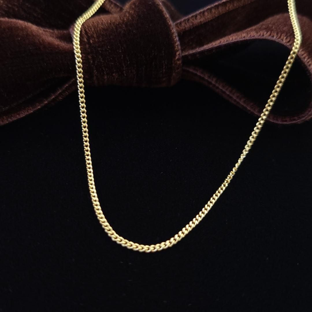 ジュエリーの王道！18金 K18YG 喜平チェーン ネックレス シンプル 定番