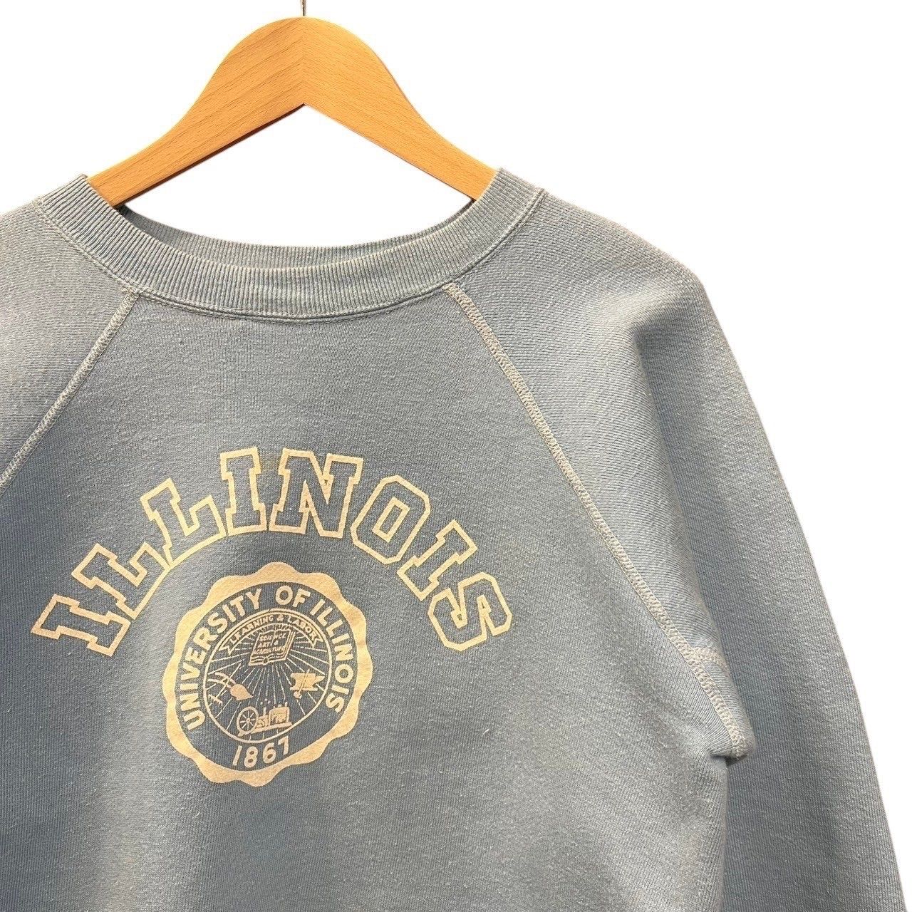 60s vintage sweatshirt ラグラン フェードフロッキー
