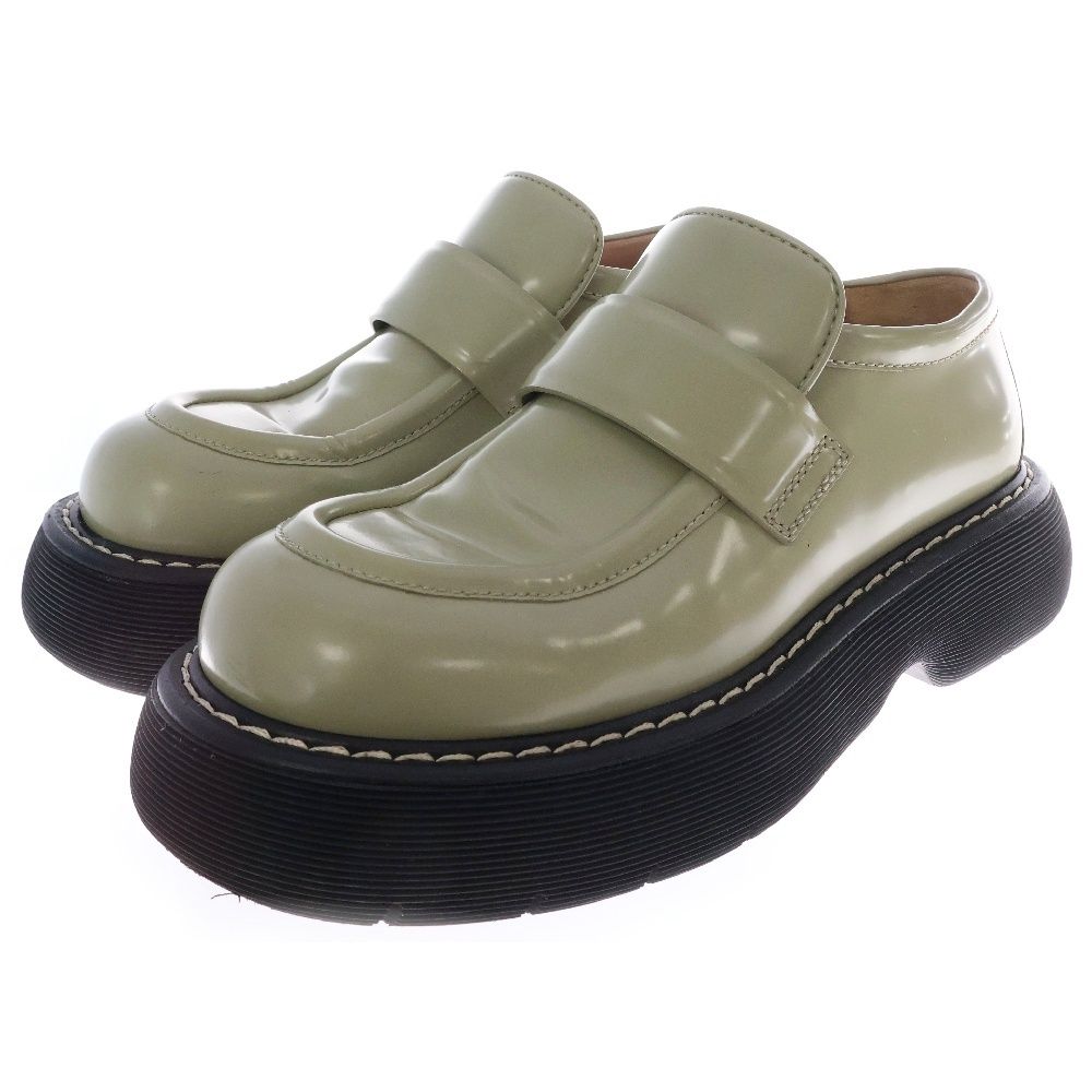 【美品】BOTTEGA VENETA Swell 厚底 ローファー Bottega Veneta Red Swell Loafer Bottega Veneta