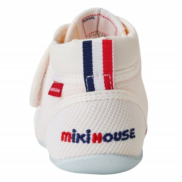 ミキハウスmikihouseくまステッチ ファーストベビーシューズ