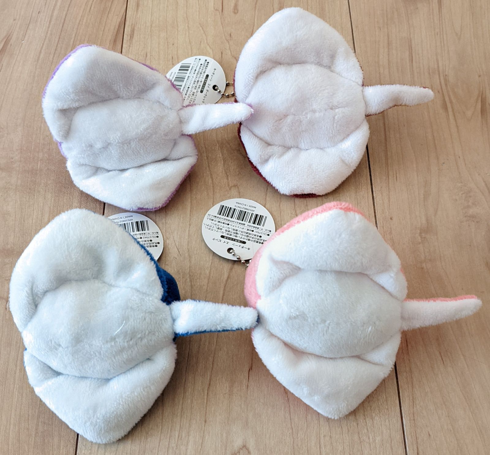 ☆値下げ☆ アニマルキーチェーン ぬいぐるみ マスコット エイ えい 4