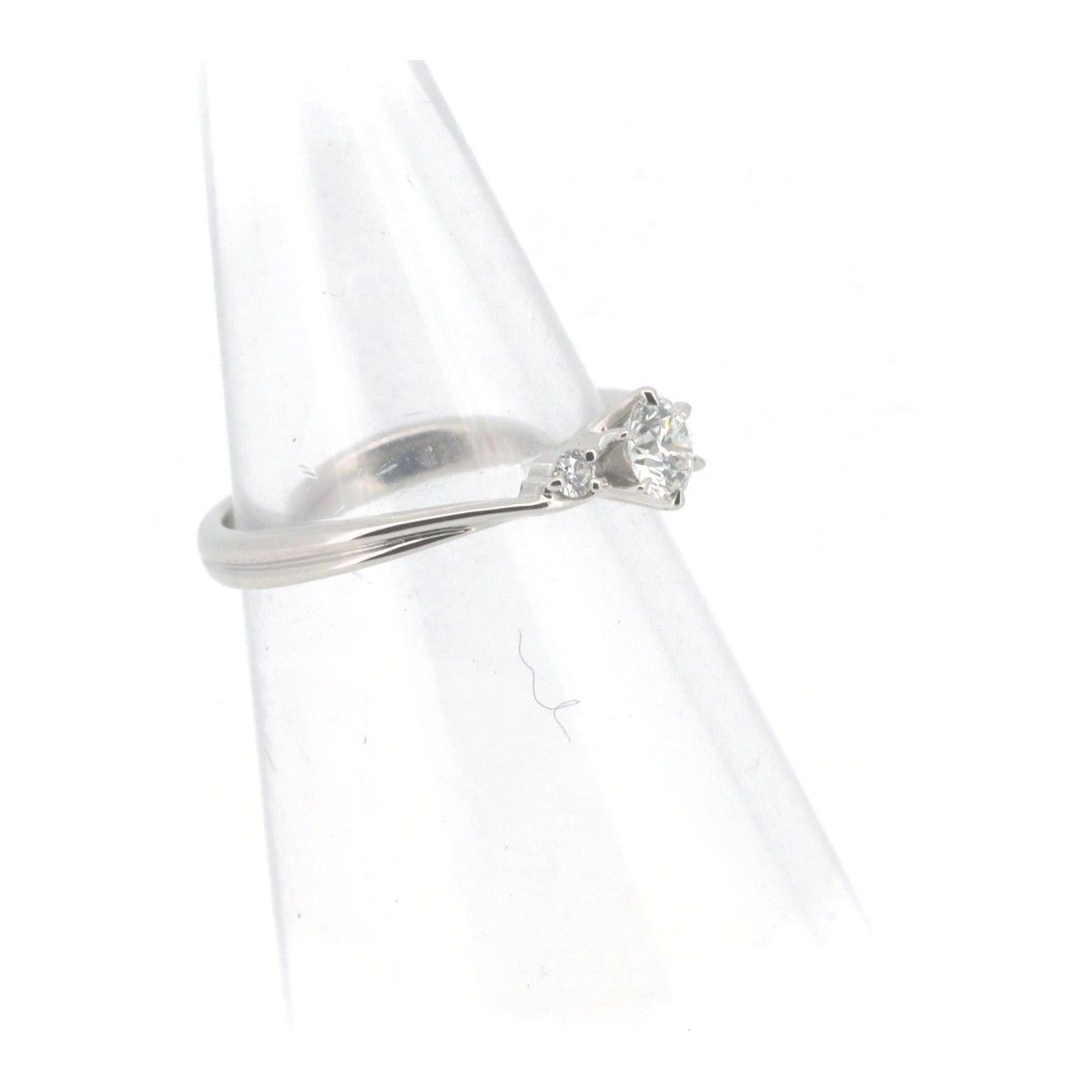 ラザールダイヤモンド ダイヤモンド リング 指輪 0.24ct 0.04ct 8号 PT950(プラチナ) 質屋出品