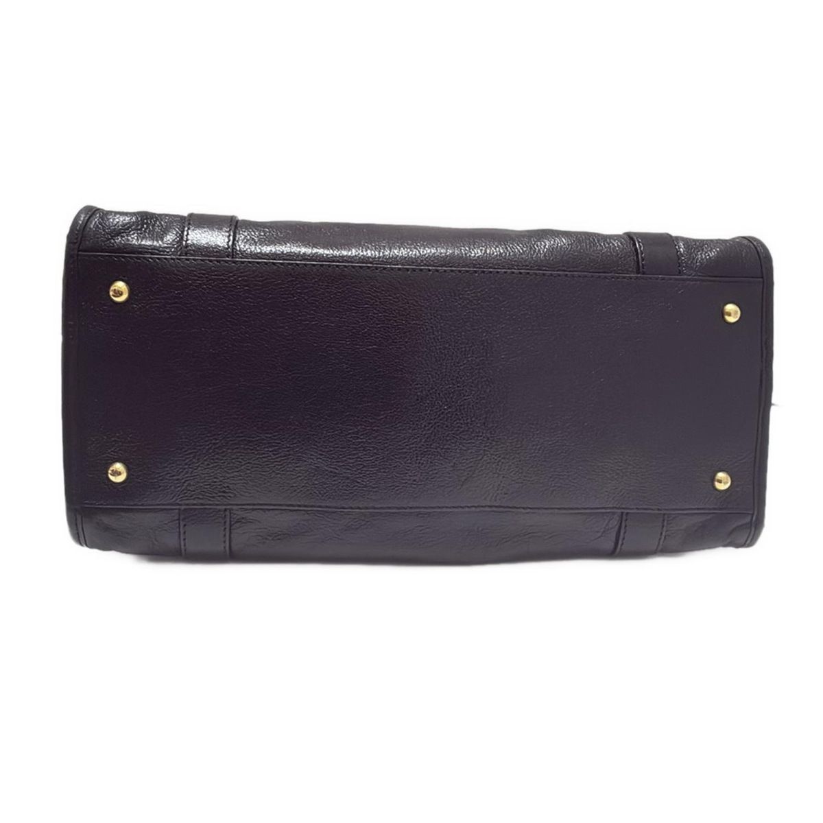 MARC BY MARCJACOBS ブラックレザー ハンドバッグ マークジェイコブス ブラックレザー 2way ハンドバッグM3112035