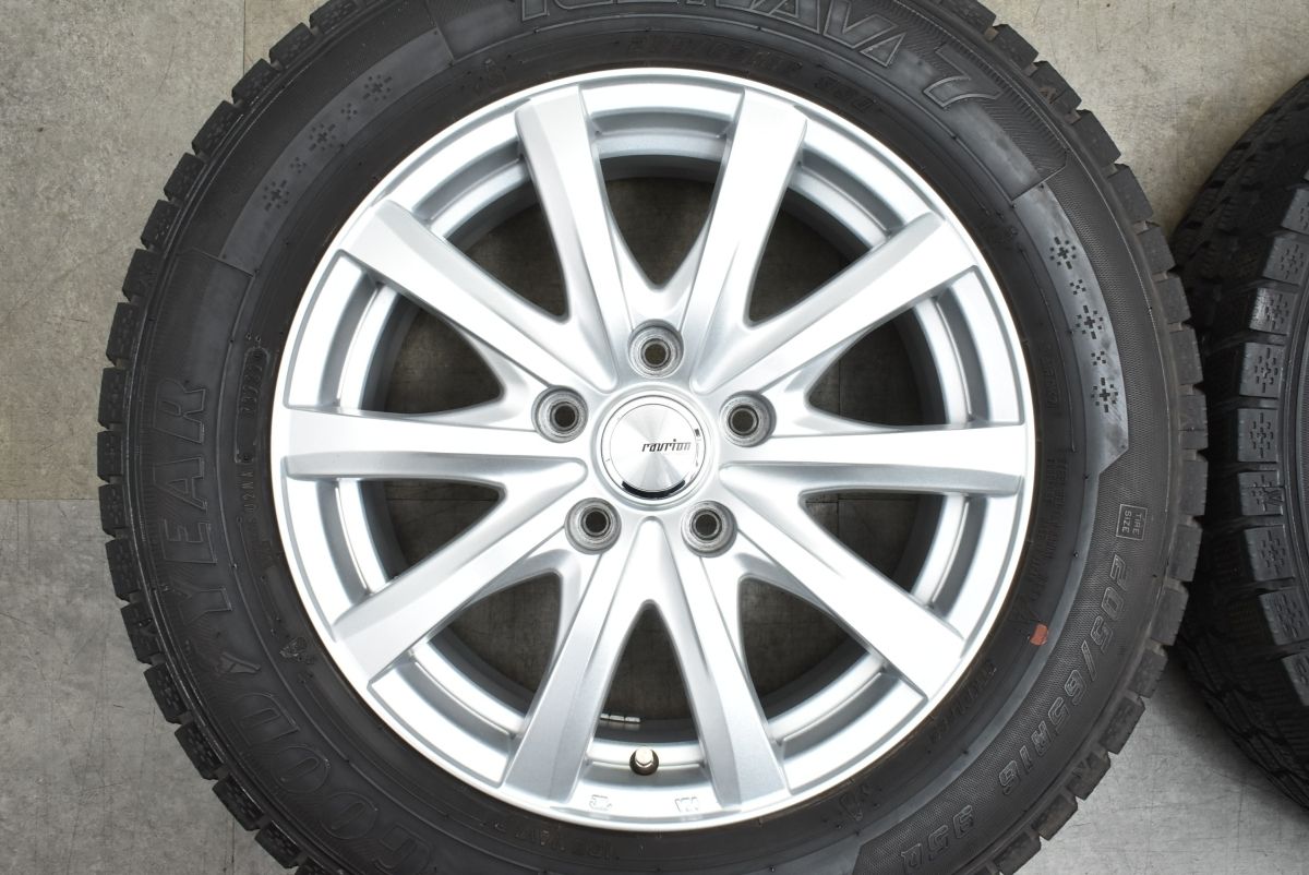 美品 バリ溝】Weds ラブリオン 16in 6.5J +47 114.3 グッドイヤー