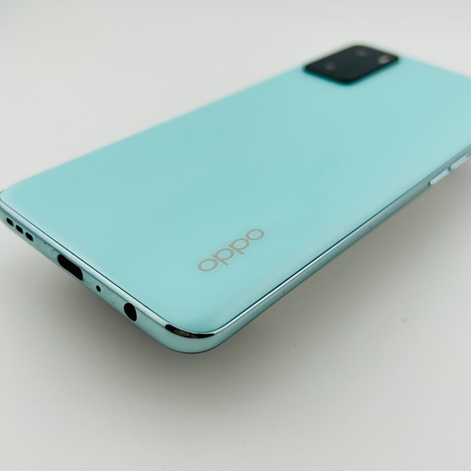 バッテリー良好 OPPO A55s 5G 64GB グリーン SIMフリー(simロック解除