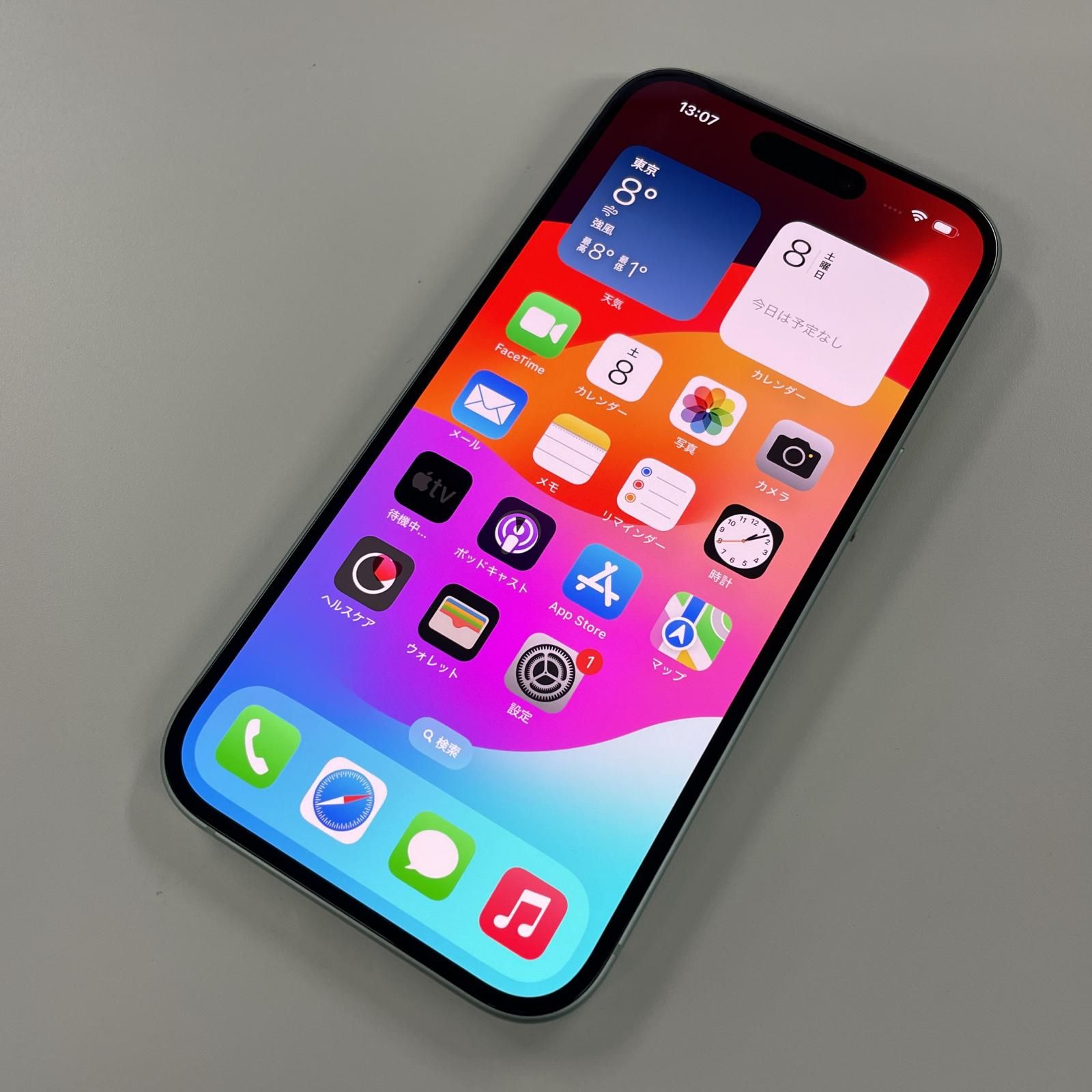softbank iPhone 15 128GB グリーン