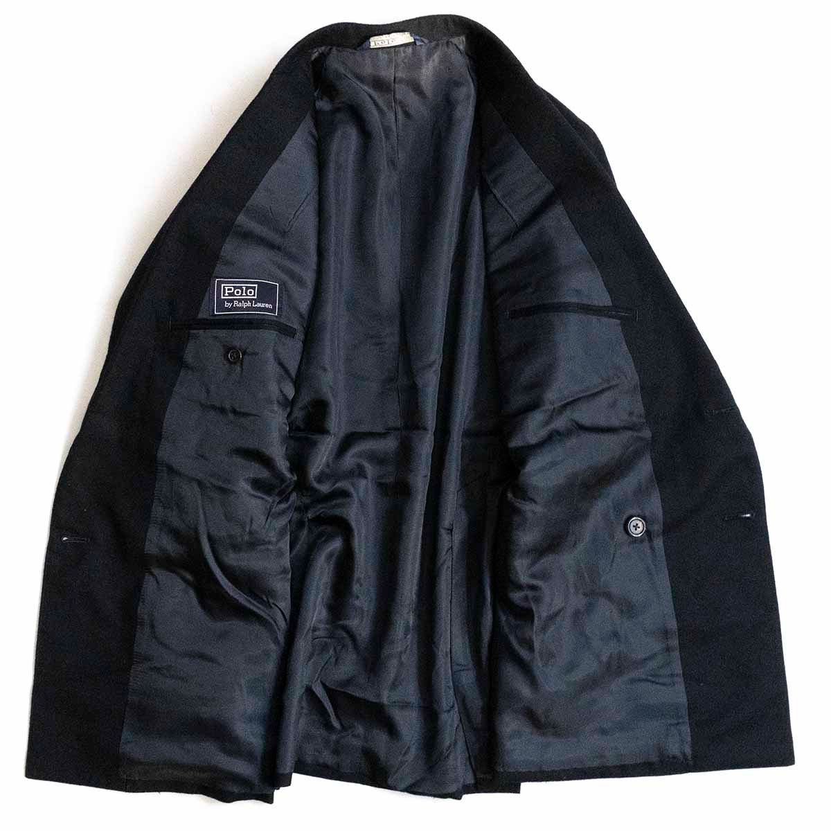 90's Polo Ralph Lauren コットンテーラードジャケット “BLACK”mot01292502100255｜VINTAGE /  ヴィンテージ-OUTER / アウター｜used&vintage box Hi-smile