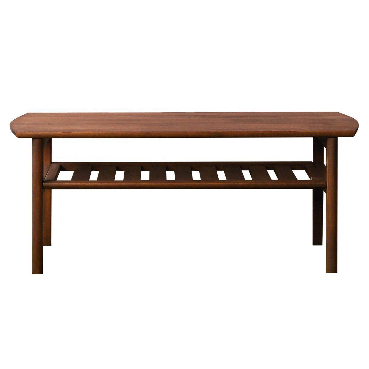 新着商品 コーヒーテーブル センターテーブル 木製 アルダー無垢 ローテーブル 幅102cm ブラウン クーパーFS -