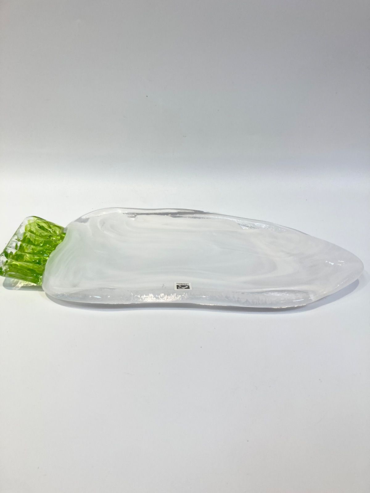 新品】月夜野工房☆大人気野菜皿シリーズ 大根 ガラス皿 だいこん 希少