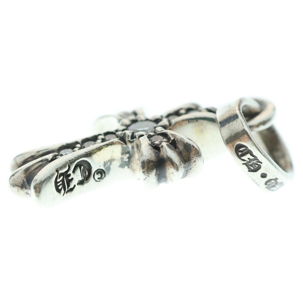  CHROME HEARTS クロムハーツ CRS BBYFAT P DMND ベイビーファットクロス PAVEダイヤ ペンダントトップ シルバーBCA 234 その他 アクセサリー