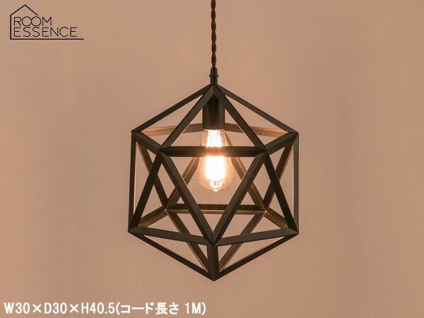 東谷 ペンダントライト ブラック W30×D30×H40.5 コード長さ 1M LHT-722 おしゃれ 照明 レトロ アンティーク メーカー直送 送料無料