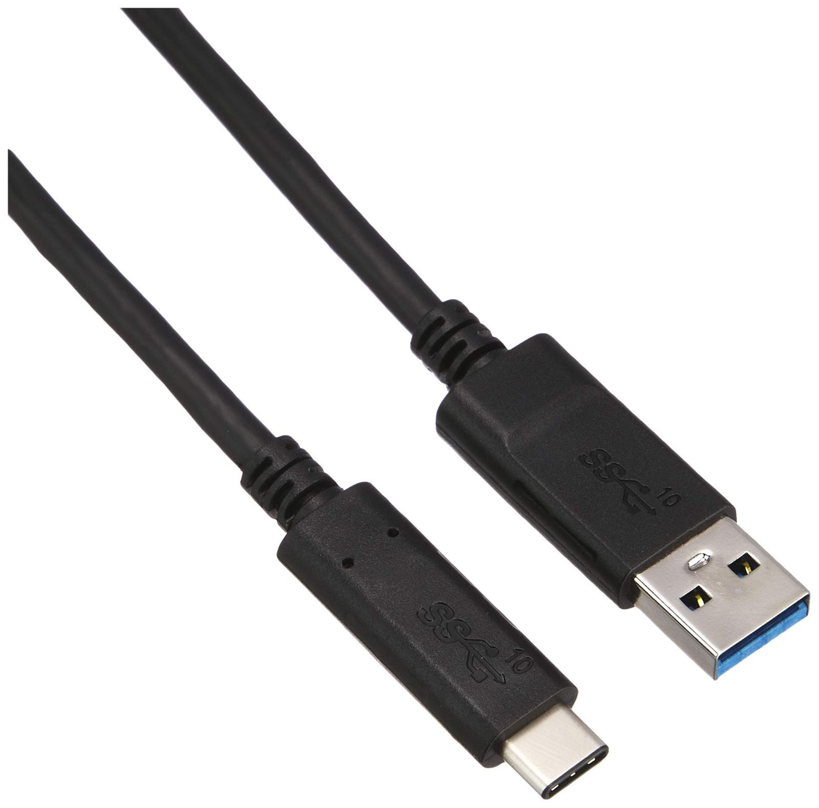 USB-C to USB-Aケーブル 1m 最大3A USB3.2 Gen2 miwakura 美和蔵 充電 データ転送 10Gbps 強靭メッシュ仕様 100cm ブラック MCA-CTA100G2 ◆メ