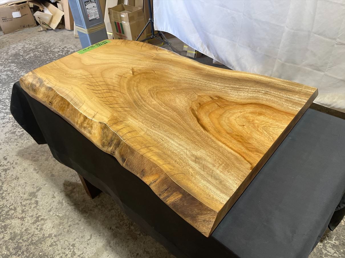 クス3887 楠 一枚板無垢材 1080x450-620x50mm ダイニング