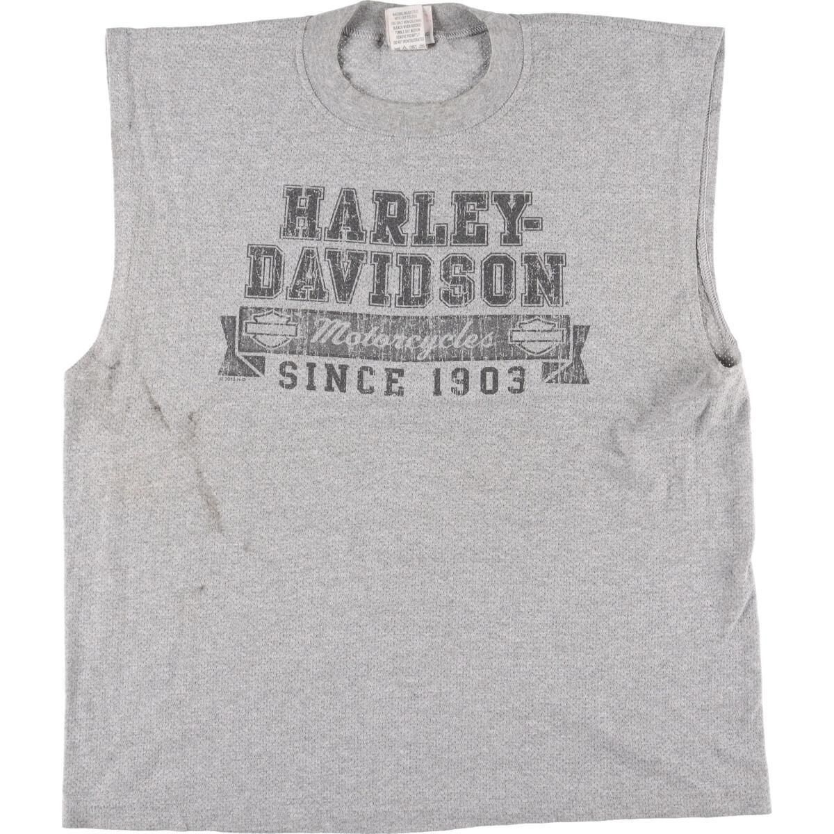 古着 ハーレーダビッドソン Harley-Davidson 両面プリント 