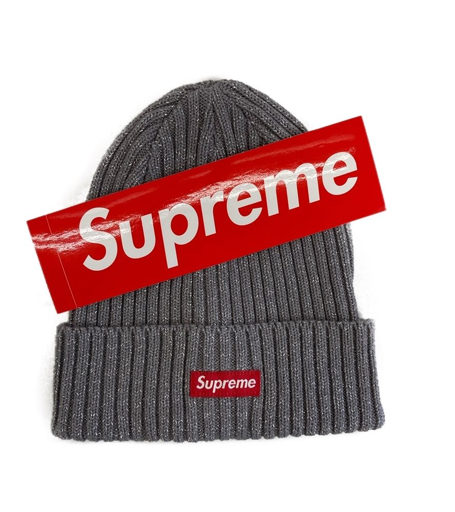 【新品】Supreme Over Dyed Beanie ニット帽 グレー シュプリーム SUPREME over dyed beanie オーバーダイ ビーニー
