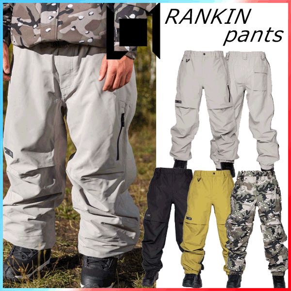 24-25 L1 PREMIUM GOODS/エルワン RANKIN pants メンズ レディース 防水パンツ スノーボードウェア スノーウェアー 2025