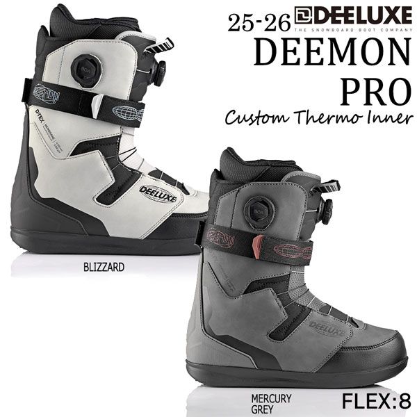 25-26 ディーラックス ディーモンプロ DEELUXE DEEMON PRO CTF スノーボード 靴 25-26-BT-DEE ブリザード 21.5 22.5 23.5 24.5 25.5 26.5 27.5 28.5 29.5 30.5