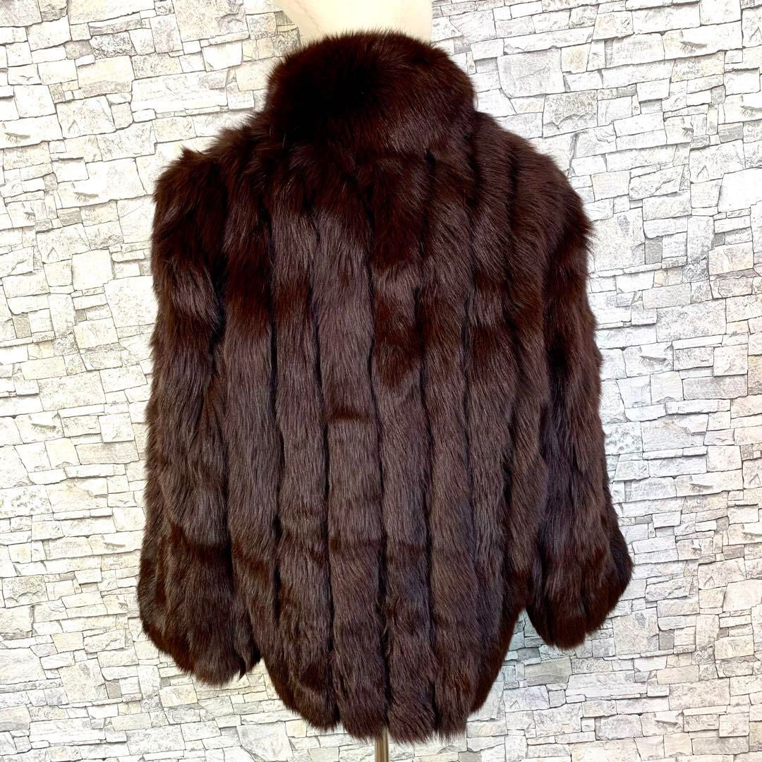 3285 美品 高級 ミンク 毛皮 ファー×本革 レザー リバーシブル ジャケット ブルゾン XL 茶 ブラウン 上質 防寒 メンズ 紳士 30%OFFクーポン!ミンク ジャケット 毛皮 アウター 高級 毛皮 婦人服 高貴 豪華 セレブ 奥様 セーブル ミンク リアルファー 軽量 秋  冬 母 女性 ギフト プレゼント 7F (8987r) | 三京商会（sankyo shokai）