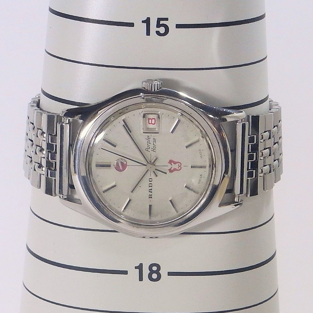 美品 稼働品 RADO ラド― パープルホース 腕時計 自動巻き アンティーク  