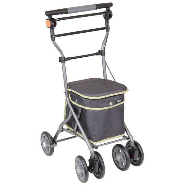 シルバーカー 手押し車 ミドルタイプ 手元ブレーキ 幸和製作所 ドレース ブラック 〔介護用品 福祉用品〕