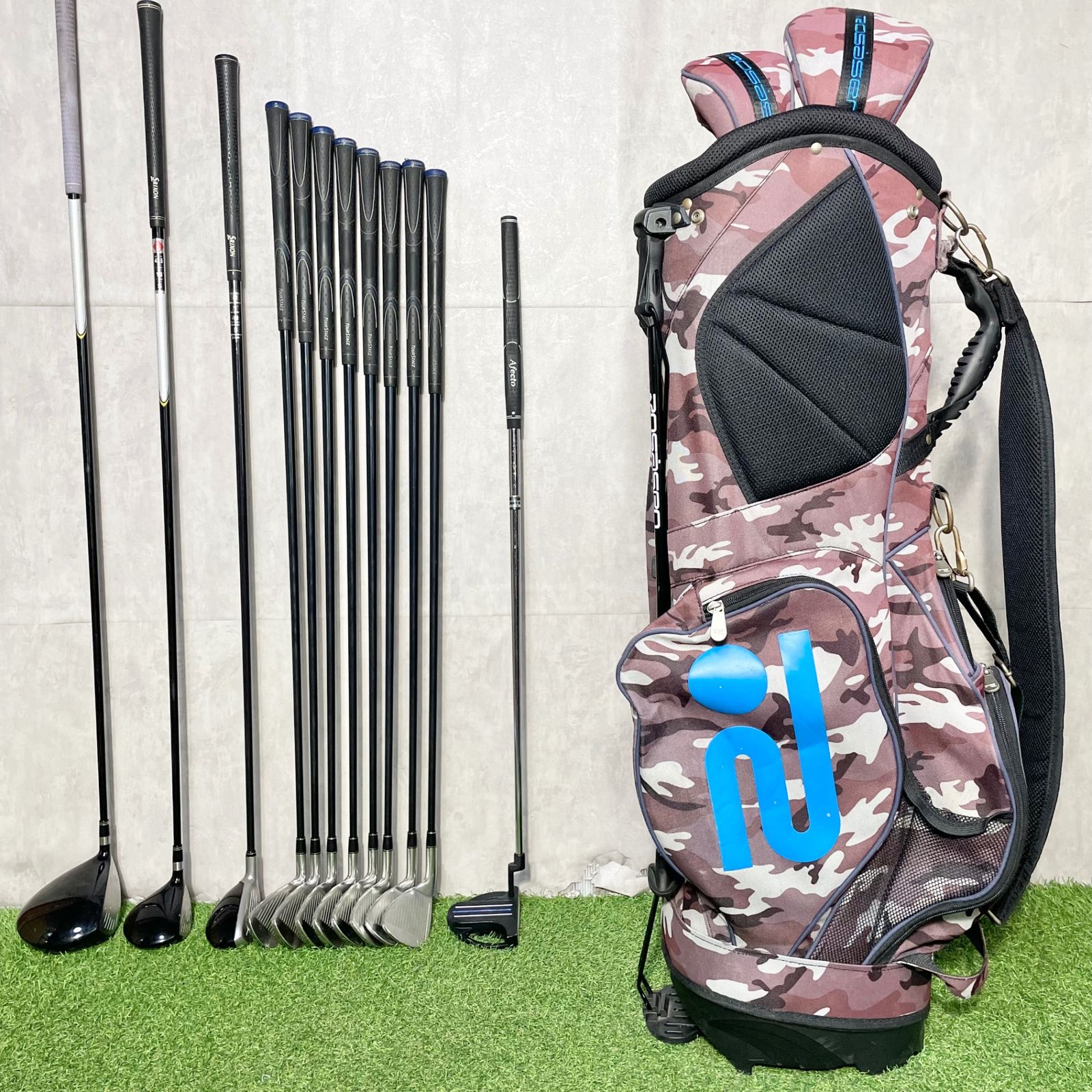 スリクソン、松山、GOLFバッグ、数量限定 ダンロップ契約選手が使用する「スリクソン」キャディバッグを