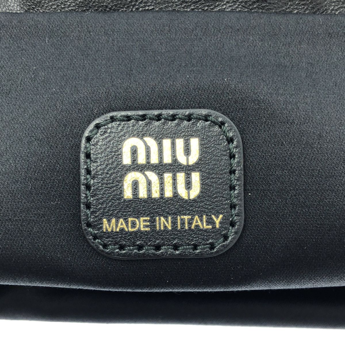 美品】 miu miu / ミュウミュウ | nappa duchesse pouch
