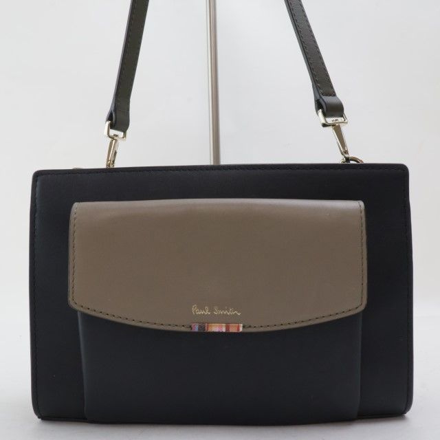 Paul Smith ブラック ハンドバッグ（Paul Smith 本革